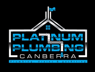 Platinum Plumbing Canberra logo design by ZQDesigns