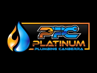 Platinum Plumbing Canberra logo design by ORPiXELSTUDIOS