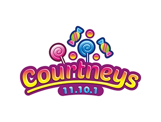Courtneys Bat Mitzvah logo design by gitzart
