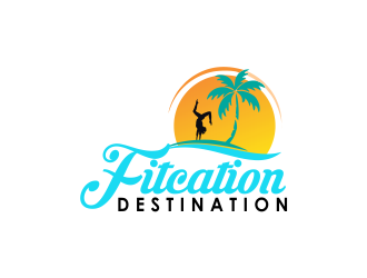 Fitcation Destination logo design by giphone