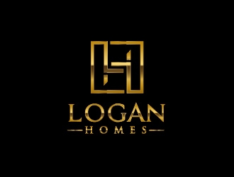 LOGAN HOMES logo design by usef44