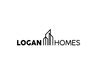 LOGAN HOMES logo design by WooW