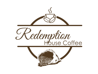 Redemption House Coffee logo design by ROSHTEIN