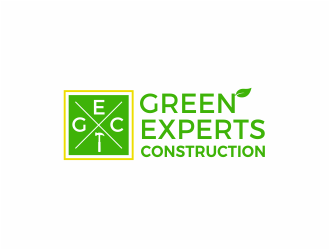 Green Experts Construction logo design by kimora