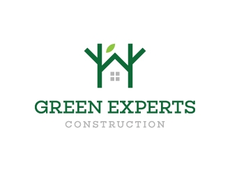 Green Experts Construction logo design by Kewin