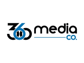 360 Media Co. logo design by logoesdesign