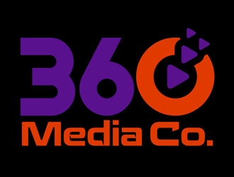 360 Media Co. logo design by CreativeMania