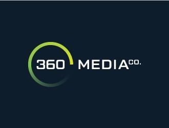 360 Media Co. logo design by Kewin