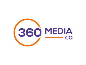 360 Media Co. logo design by Janee