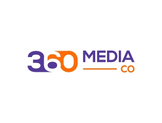 360 Media Co. logo design by Janee