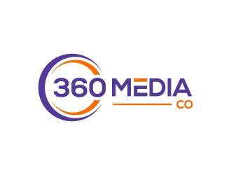 360 Media Co. logo design by Janee