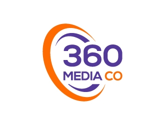 360 Media Co. logo design by Janee