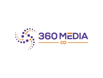 360 Media Co. logo design by Janee