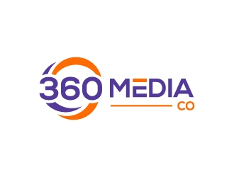 360 Media Co. logo design by Janee