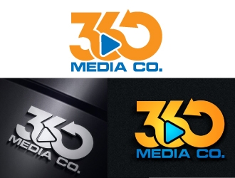 360 Media Co. logo design by xpdesign