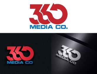 360 Media Co. logo design by xpdesign