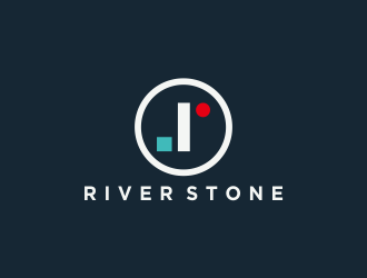 River Stone logo design by goblin
