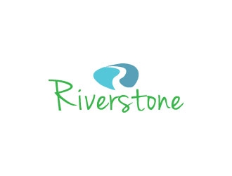 River Stone logo design by Erasedink