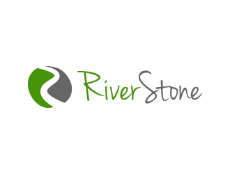 River Stone logo design by lexipej