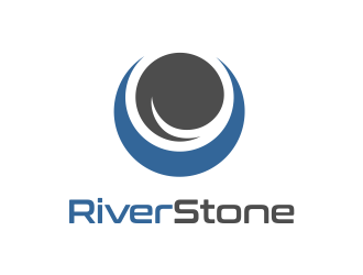 River Stone logo design by AisRafa