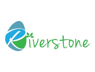 River Stone logo design by Erasedink
