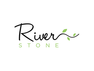 River Stone logo design by blackcane