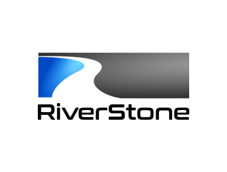 River Stone logo design by AisRafa