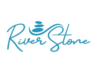 River Stone logo design by cikiyunn