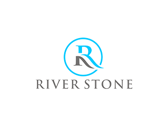 River Stone logo design by checx