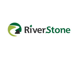 River Stone logo design by shikuru