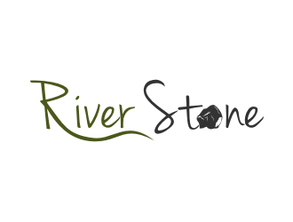 River Stone logo design by Landung