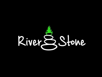 River Stone logo design by amar_mboiss