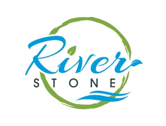 River Stone logo design by logoesdesign
