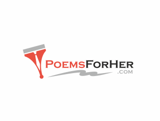 PoemsForHer.com logo design by serprimero