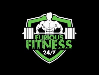 FURIOUS FITNESS  logo design by Benok