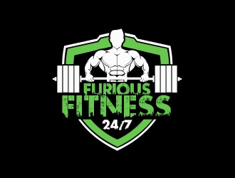 FURIOUS FITNESS  logo design by Benok