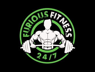 FURIOUS FITNESS  logo design by Benok