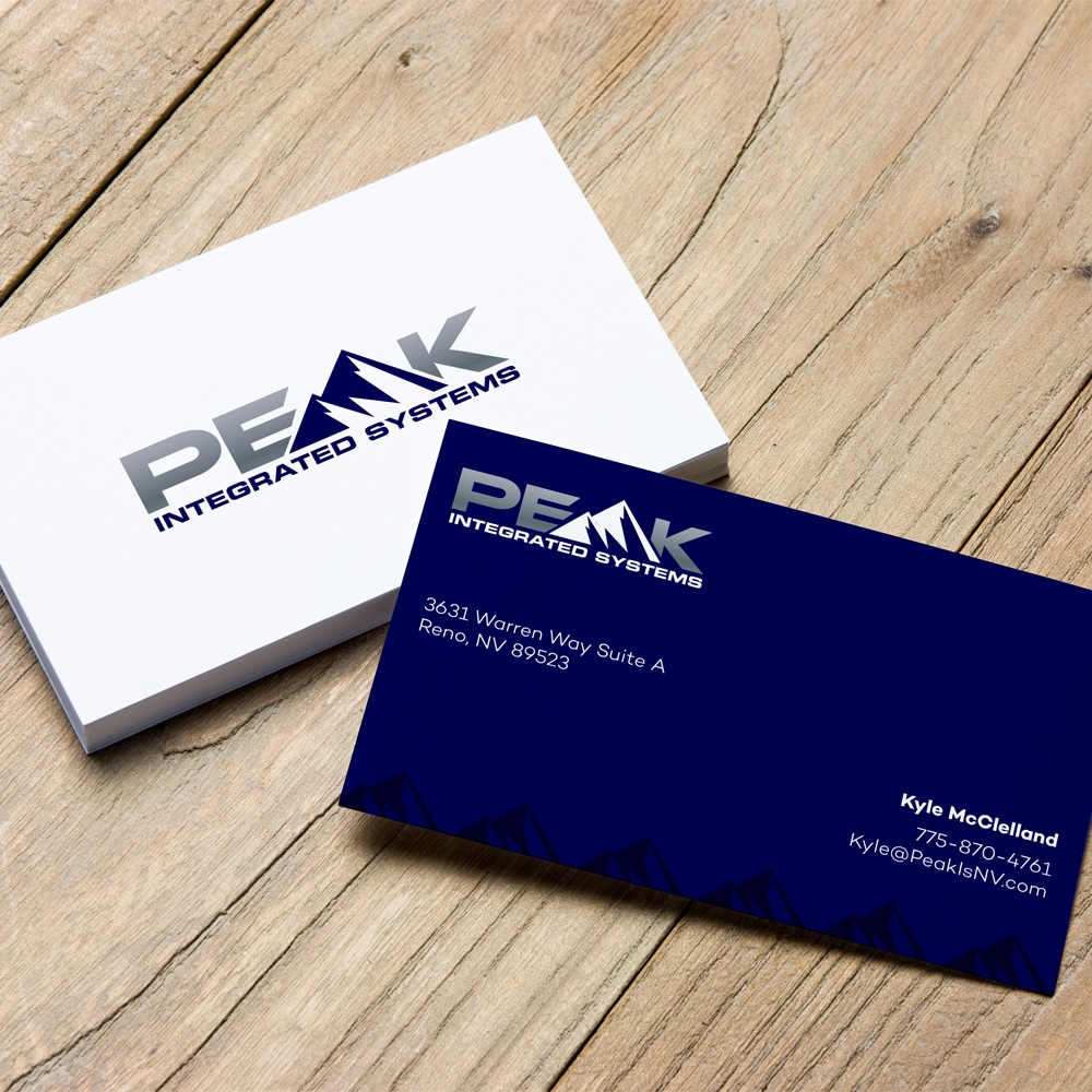 Peak Integrated Systems logo design by N1one