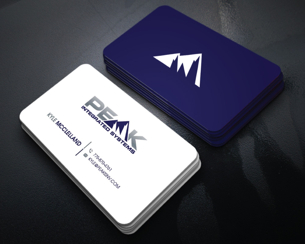 Peak Integrated Systems logo design by Boomstudioz