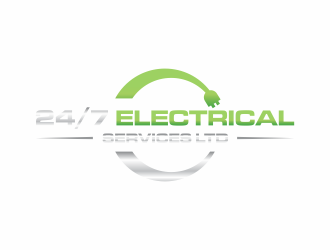 24/7 Electrical Services LTD logo design by haidar