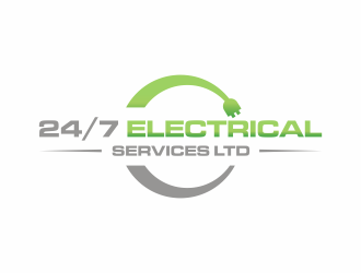 24/7 Electrical Services LTD logo design by haidar