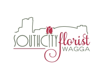 Southcity Florist logo design by Foxcody