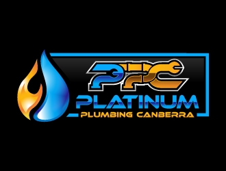 Platinum Plumbing Canberra logo design by ORPiXELSTUDIOS
