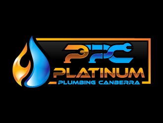 Platinum Plumbing Canberra logo design by ORPiXELSTUDIOS