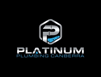 Platinum Plumbing Canberra logo design by MarkindDesign