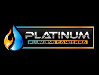 Platinum Plumbing Canberra logo design by ORPiXELSTUDIOS