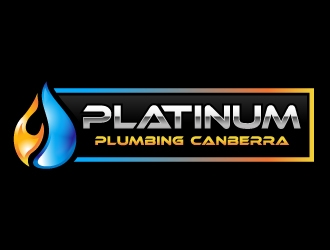 Platinum Plumbing Canberra logo design by ORPiXELSTUDIOS