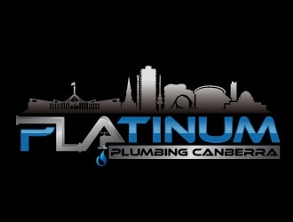 Platinum Plumbing Canberra logo design by REDCROW
