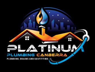 Platinum Plumbing Canberra logo design by REDCROW