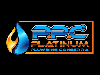 Platinum Plumbing Canberra logo design by cintoko